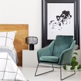 thumbnail image 2 of RST Brands Cydni Velours Rembourré Accent Chaise en Vert, 2 of 6