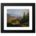 thumbnail image 2 of Anton Schiffer 14x12 Black Modern Framed Museum Art Print Titled - The Josephsberg Near Mariazell, 2 of 5