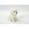 thumbnail image 3 of Décor de Jardin Statue d'Animal Bichon Frise Chiot, 3 of 5