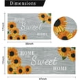thumbnail image 2 of Sunflower Kitchen Rugs, Sunflower Kitchen Decor and Accessories, Sunflower Rugs for Kitchen, Kitchen Rugs and Mats Non-Skid Washable, Sunflower Kitchen Floor Mat, Sunflower Kitchen Mat Set of 2, 2 of 6