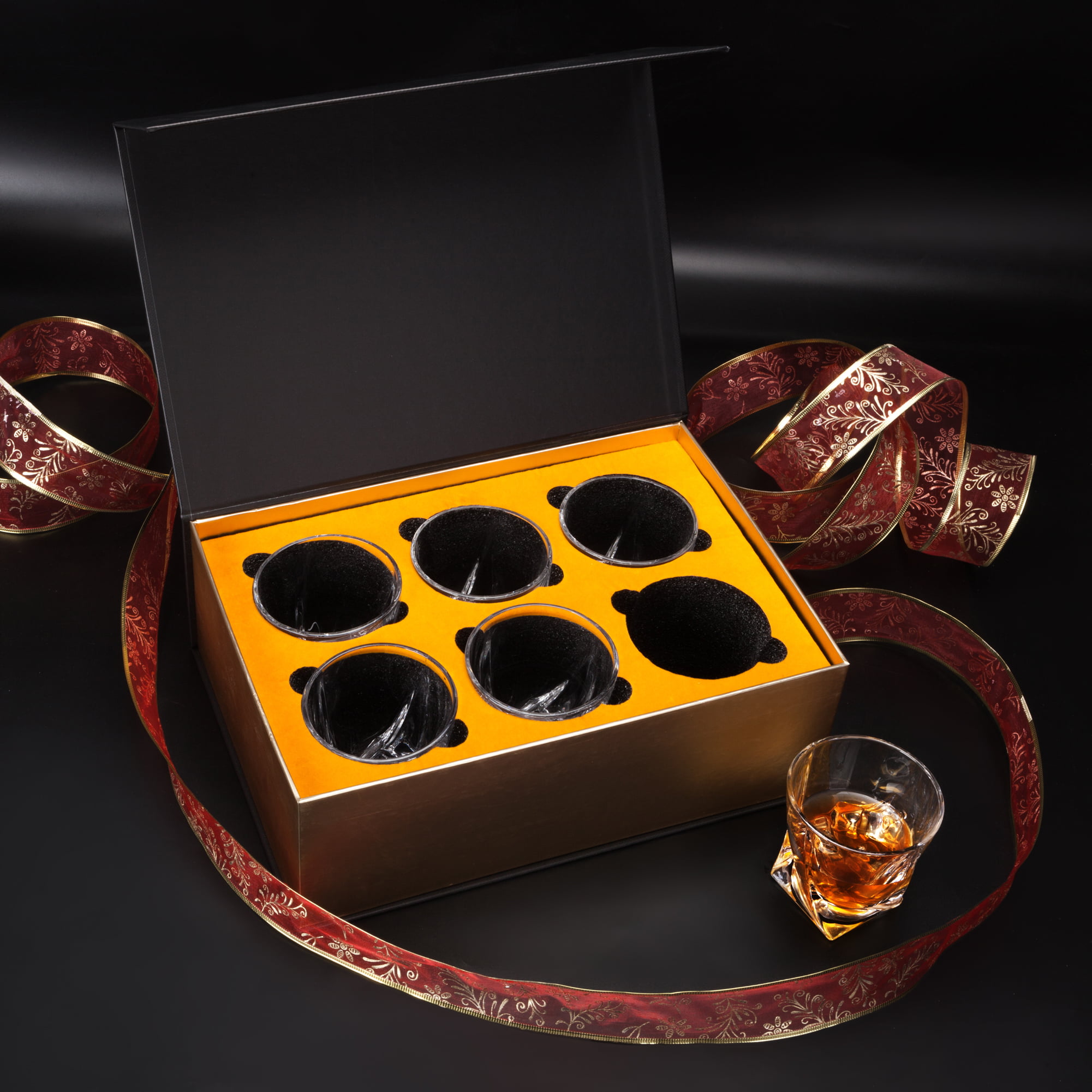 Twist Scotch Glasses Set - Lucifer Whiskey Glasses - Home Bar Gift Idea –  Whiskoff