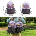 thumbnail image 2 of AUXDIQ Hiking Backpack 7L/10L Lightweight Backpack Travel Daypack for Women Men Purple, 2 of 6