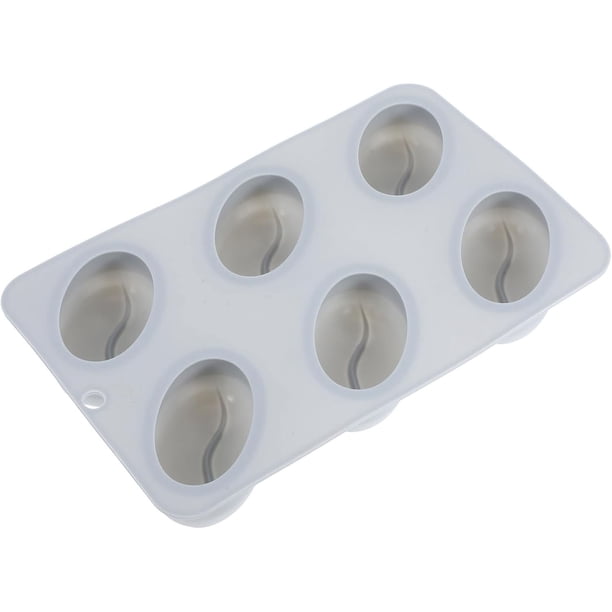 Molde Silicona Granos De Café 6 Cavidades Para Hornear Chocolate Gelatina Budines Cubitos De Hielo Y Jabón Fácil Desmolde Cocina Hogar