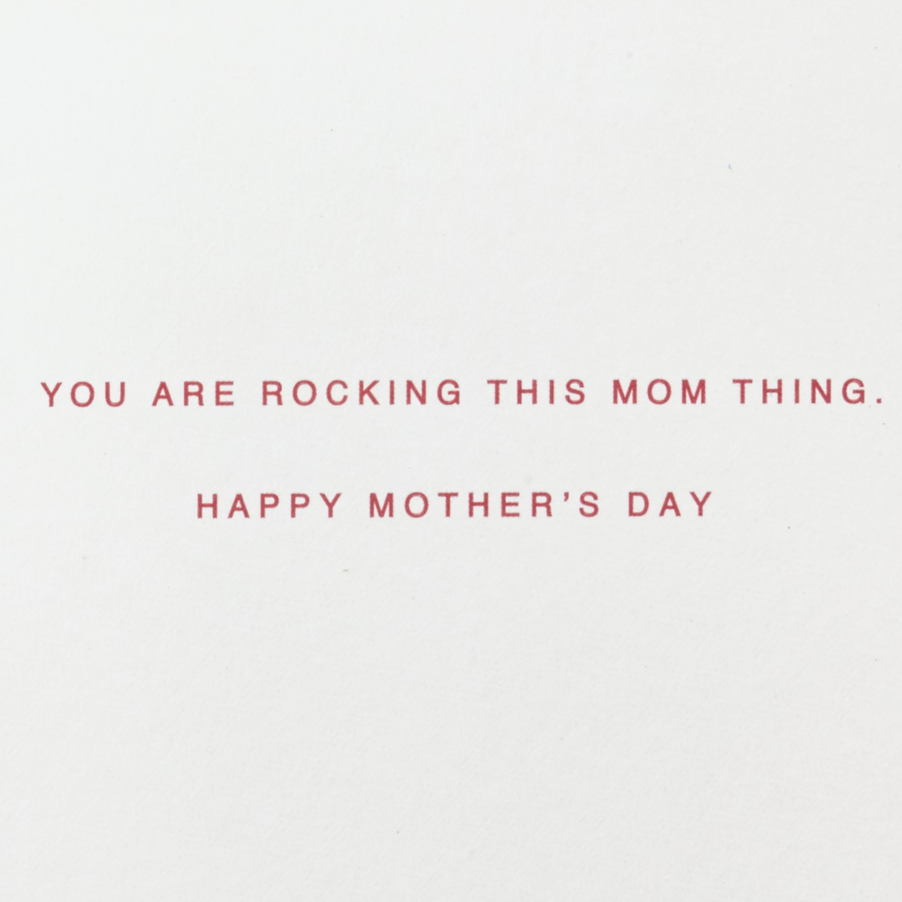 Hallmark Signature Mothers Day Card (Boss Mom Felt Letterboard)