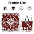 thumbnail image 2 of Bohemian Pattern Outdoor Picnic Blanket, Foldable Waterproof Beach Mat, Portable Beach Blanket for Beach Camping, Hiking, Family Concerts, 2 of 7