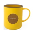 thumbnail image 4 of Bewildely Copa de enjuague bucal Color de contraste Parejas lindas Organizador de tazas reutilizable con asa Herramientas de viaje portátiles Amarillo 5Conjunto, 4 of 6