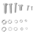 thumbnail image 3 of Nut Gasket Set, 240 Pcs   Stainless Steel  Set M2 M2.5 M3 M4 M5 Stainless Steel Fastening Tool Set With Box, For Electronic And Woodworking, 3 of 8
