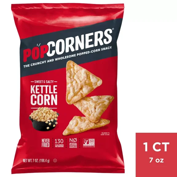 Popcorners Kettle Corn Sharing Size 7oz (Pack of 4)
