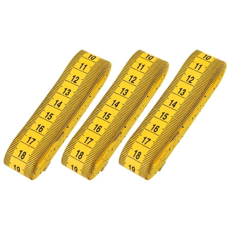 

3pcs Dual-sided Tape Measure Flexible Tape Measure Portable Tape Measure