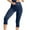 Navy, variant on ZZwxWA Pants for Women Women's Solid Color Leggings Casual Women's Pants Holiday Gift Finder