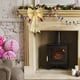 thumbnail image 5 of Lazo grande para árbol de Navidad con luces LED cálidas | Decoración navideña para interiores y exteriores | Lazo de lino plateado o rojo para coronas, árboles, puertas y chimeneas, 5 of 6