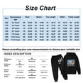 thumbnail image 3 of Sngxgn Toddler Baby Girls Clothes Floral Print Hoodie Sweatpants Fall Winter Outfits Set(Blue,110), 3 of 3