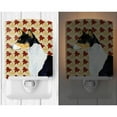 thumbnail image 2 of Caroline's Treasures SS4342CNL Basenji Fall Leaves Portrait Ceramic Night Light, 6x4x3", multicolor, 2 of 2