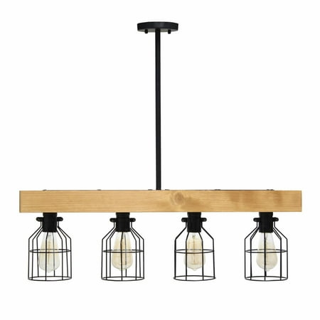 

Lalia Home 4 Light Farmhouse Beam Pendant