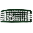 thumbnail image 5 of Dog, Puppy  Pet Designer Croc Collar, "Five Row Clear Crystal", 5 of 11