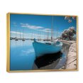 thumbnail image 2 of Designart "Port Portside beauty II" Nautical & Beach Floater Framed Canvas Wall Art, 2 of 7