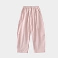 thumbnail image 4 of Bixock Fall/Winter Toddler Boys Sweatpants,Boys Workout Pants,Kids Drop Crotch Cargo Pants Bottoms Elastic Waist Side Pockets Warm Outer Pants for Kids 3-15Years, 4 of 5