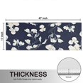 thumbnail image 5 of Kitchen Rugs Sets Of 2,Pioneer Flower Floral Print Pattern Anti Fatigue Kitchen Mat Rugs Non Slip Washable,Decorative Kitchen Floor Mats for Kitchen,Sink,Laundry,17"X47", 5 of 5