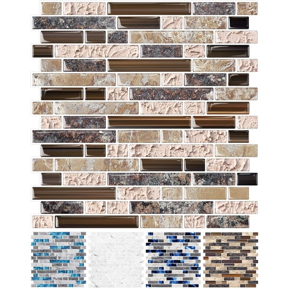 Azulejo de pared STICKGOO Peel and Stick Arenisca, 30 x 30 cm, 10 hojas