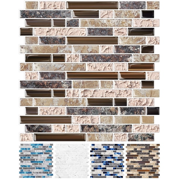 Azulejo de pared STICKGOO Peel and Stick Arenisca, 30 x 30 cm, 10 hojas