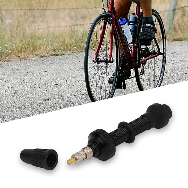 Válvula sin cámara, accesorios para bicicletas Válvula de bicicleta desmontable de 40 mm Válvula de neumático sin cámara Claridad notable