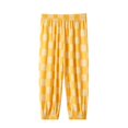 thumbnail image 2 of Bnwani Kids Sports Pants for Kids Mosquito Long Repellent Thin Breathable Cool Pockets Pants Yellow 4 Years, 2 of 3