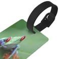 thumbnail image 3 of Sikiie Red-Eyed Tree Frog-1 Luggage Tags Privacy Cover ID Label Suitcase Tags Identifiers For School Bags,Suitcases, 3 of 7