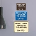 thumbnail image 4 of Signs ByLITA Classic Framed Do Not Leave Trash On The Ground Sign (Blue) - Small, 4 of 8
