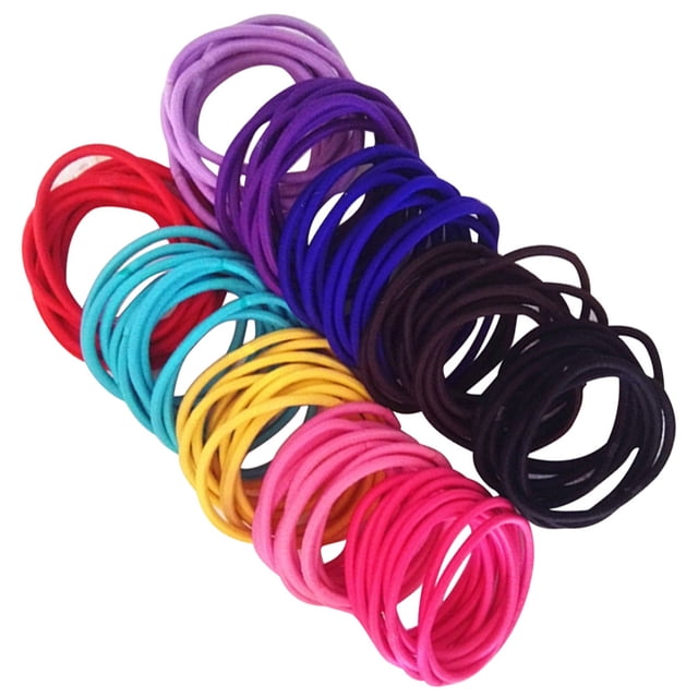 Raindrops 50Ud Ligas De En Nylon Resistentes Para Peinados Deportivos Y Casuales