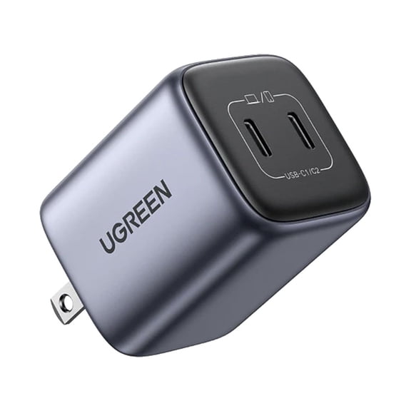 Cargador de Celular Ugreen 45W 2 Puertos USB C con Protección de Carga