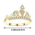thumbnail image 1 of Xihbxyly En venta Nuevos anillos de diamantes de joyería de novia para mujer, joyería de boda romántica, regalo de Navidad, 1 of 2
