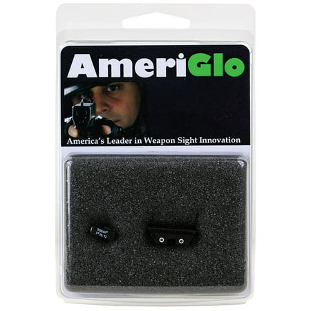 AMERIGLO CLASSIC NIGHT SIGHTS FOR GLOCK 45/10 GREEN FRONT/YELLOW (Best Night Sights For Glock 42)