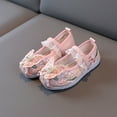thumbnail image 2 of Otqutp Children Lightweight Shoes&nbsp; Girls Flat Bottomed Embroidered Sandals Fashionable Antique Children Performance Children Embroidered Sandals, 2 of 6