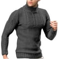 thumbnail image 1 of JMYHOAM Cardigan Sweaters for Men Long Sleeved Long Sleeve Wool Sweater Wool Sweater Button Comfortable S-XXXL, 1 of 5