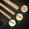 thumbnail image 4 of Brass Drift Punch Set, 25075 25076 25077 Brass Punches 3-Piece with 3/4 Inch, 1/2 Inch, 3/8 Inch, 4 of 7