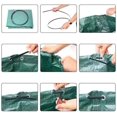 thumbnail image 4 of Bolsas de jardinería Bolsa de jardín de 120 litros Bolsa de residuos de jardín Bolsa de Basura Impermeable Bolsa de Hojas Reutilizables Botes de Basura Contenedor de abono portátil, 4 of 5