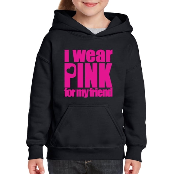 IWPF - Big Boys Hoodies and Sweatshirts, up to Big Boys Size 24 - I Wear Pink For My Friend