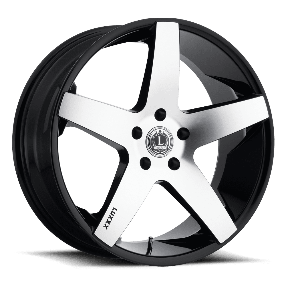 V TWELE LUX XL ブラック LUXXX Alloys Alloy Rims LUX24V 24X9.5 6135/139.7 +30 87.1