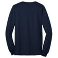 thumbnail image 6 of Port & Company Men's Long Sleeve 50/50 Cotton/Poly T Shirt 3XL Navy, 6 of 6