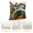 thumbnail image 4 of Shiartex Boho Outdoor Pillow Covers Green Gold Throw Pillow Covers Bohemian Leaves Tropical Farmhouse Decorative Pillowcase Square Cushion Covers for Couch Sofa Bedroom Home White, 4 of 5