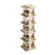 thumbnail image 1 of Zapatero de pares individuales, estante para zapatos, ahorro de espacio, torre organizadora de zapatos para puerta de casa, dormitorio, 6 capas, 1 of 10