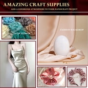 60 inches Wide - by The Yard - Charmeuse Bridal Satin Fabric for Wedding, Apparel, Crafts, Decor, Costumes (Royal Blue, 1 Yard)