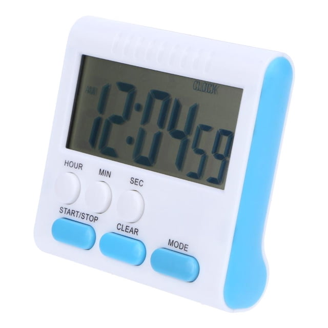 Digital cocina multifunción eléctrica LCD temporizador alarma azul 5 piezas