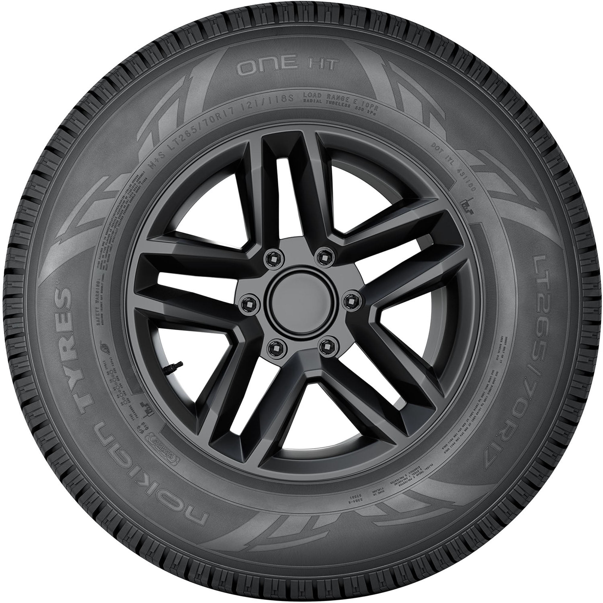 Nokian One H/T LT265/75R16 123/120S Light Truck Tire Fits: 1996-99 Chevrolet Tahoe Base, 2000-02 Dodge Ram 2500 Base
