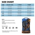 thumbnail image 4 of Picia Starry Night Charging Dinosaur mens Cotton Tank Undershirts , Moisture-wicking Ribbed Tanks, Lightweight Cotton Tank Undershirts-Large, 4 of 8