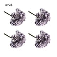thumbnail image 3 of Wweixi 4pcs Cloth Wedding Artificial Flowers Artificial Artificial Peony Hydrangea Vase Artificial Flower Dark Blue 1Set, 3 of 6