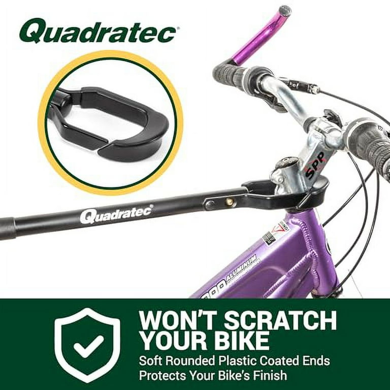 Quadratec Adjustable Bike Bar Adapter for Bike Rack Bike Rack Accessories Bike Bar Bike Rack Crossbar Adapter Bike Rack Top Tube Adapter Bicycle Bar for Bike Rack Adjust from 23.5