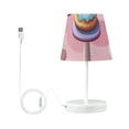 thumbnail image 3 of Donuts Pink LED Desk Lamp Table Lamp USB Bedside Nightstand Small Lamp for Bedroom Living Room Kids Room, 3 of 8