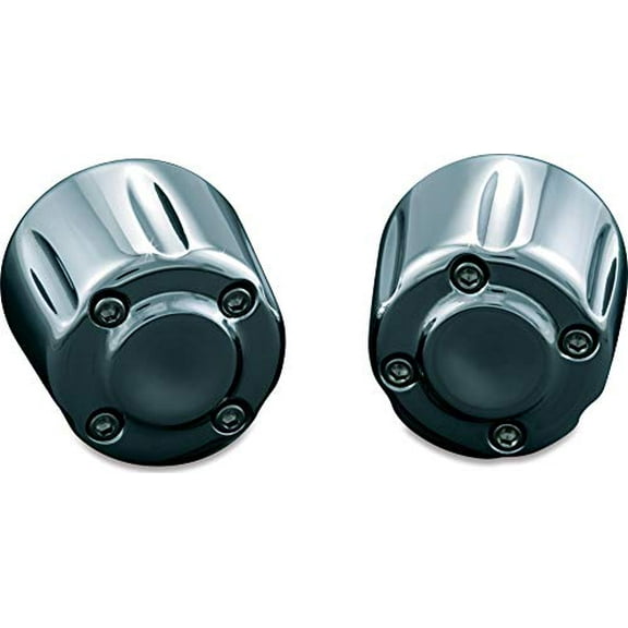 Kuryakyn 6238 Motorcycle Handlebar Accessory: Hand Grip End Cap Weight, Chrome, 1 Pair