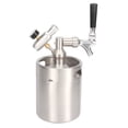 thumbnail image 4 of Sistema dispensador de elaboración de cerveza casera, equipo de barril de cerveza de acero inoxidable de 2L, barril de cerveza probado y confiable, 4 of 8